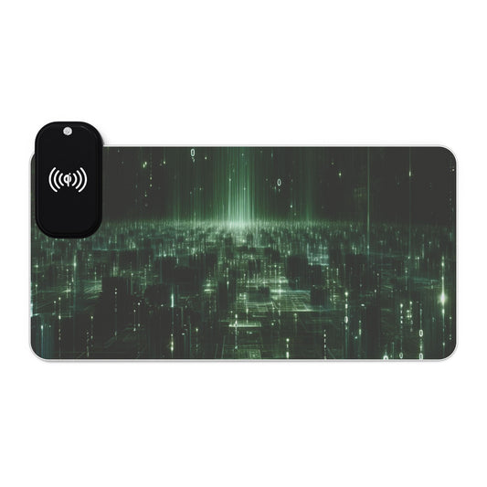 LED Gaming Mouse Pad with Wireless Charging, RGB Gaming Desk Accessory, [...]
