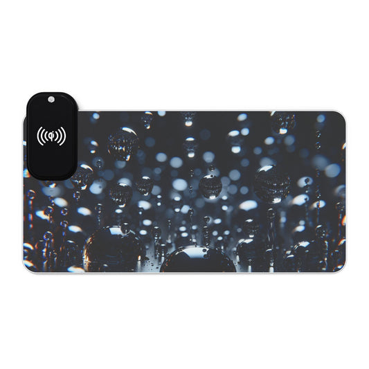 LED Gaming Mouse Pad, Wireless Charging