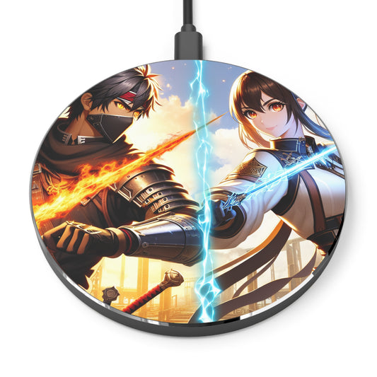 Anime-Inspired Wireless Charger, Fast Charging Pad, Gamer Gift, Desk [...]